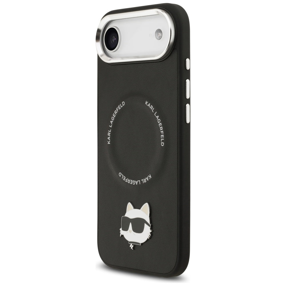 Husa MagSafe pentru Apple iPhone 17 Air, Karl Lagerfeld, Choupette Pin, Neagra