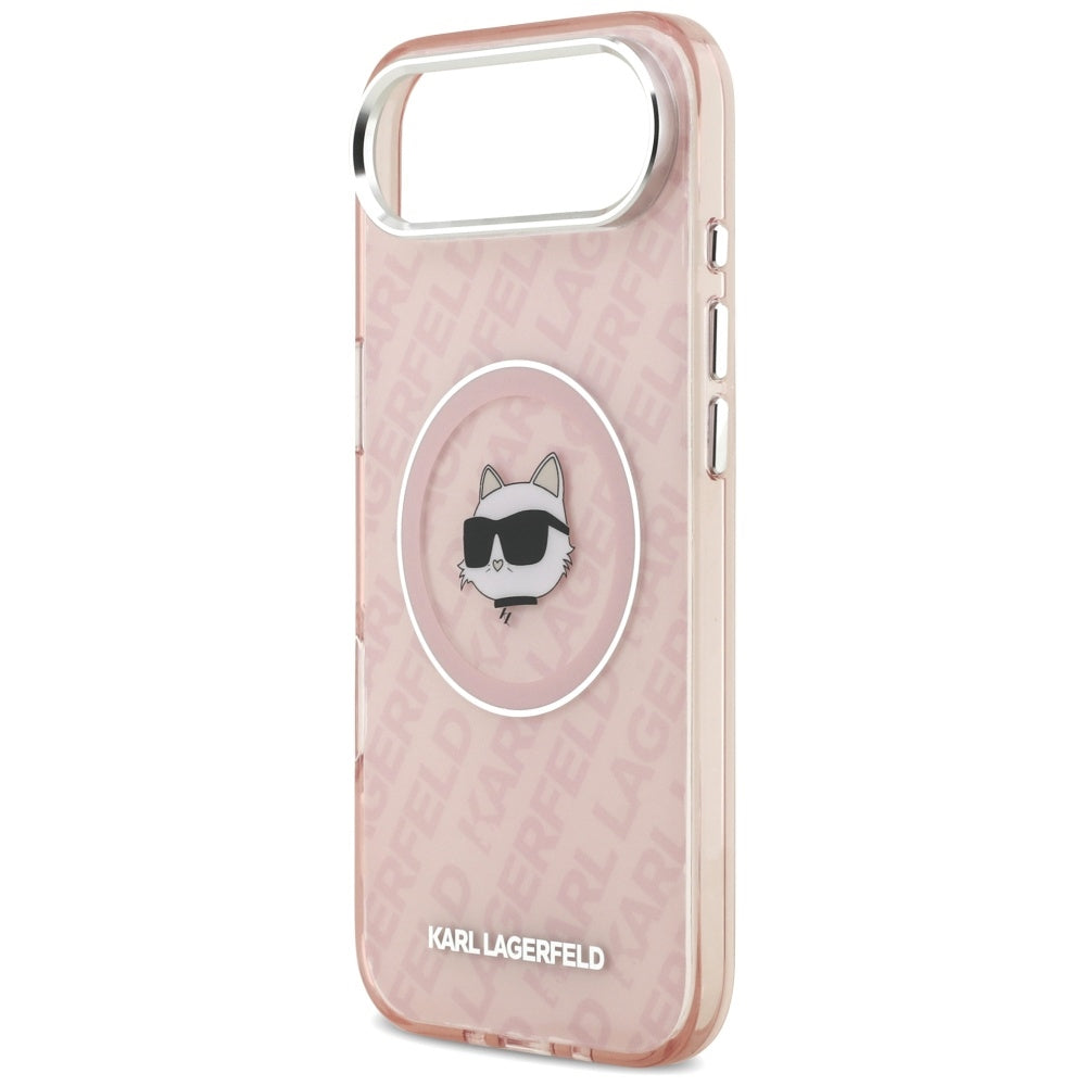 Husa MagSafe pentru Apple iPhone 17 Air, Karl Lagerfeld, IML Choupette`s Head, Roz