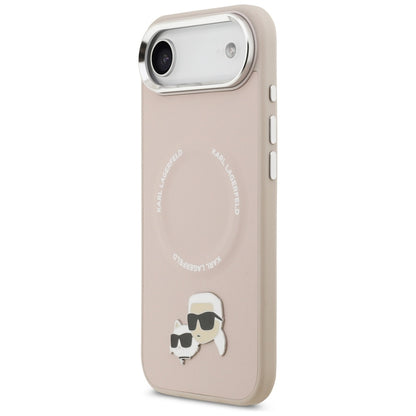 Husa MagSafe pentru Apple iPhone 17 Air, Karl Lagerfeld, Karl & Choupette Pins, Roz