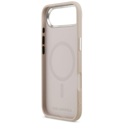 Husa MagSafe pentru Apple iPhone 17 Air, Karl Lagerfeld, Karl & Choupette Pins, Roz