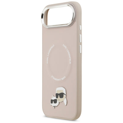 Husa MagSafe pentru Apple iPhone 17 Air, Karl Lagerfeld, Karl & Choupette Pins, Roz