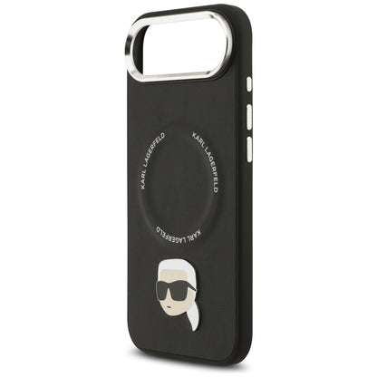 Husa MagSafe pentru Apple iPhone 17 Air, Karl Lagerfeld, Karl Pin, Neagra