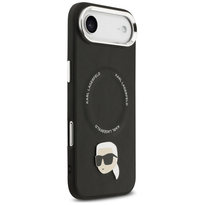 Husa MagSafe pentru Apple iPhone 17 Air, Karl Lagerfeld, Karl Pin, Neagra