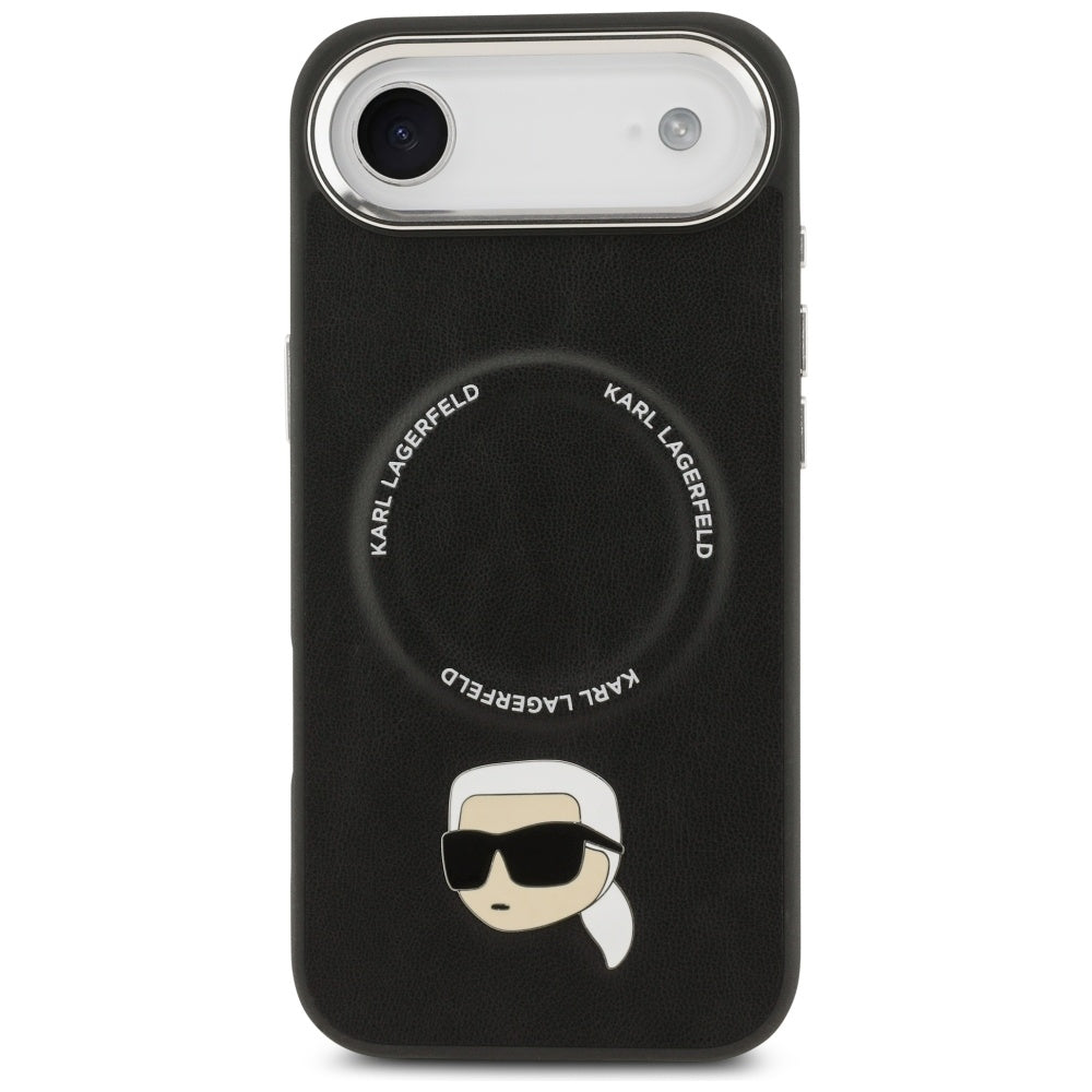 Husa MagSafe pentru Apple iPhone 17 Air, Karl Lagerfeld, Karl Pin, Neagra