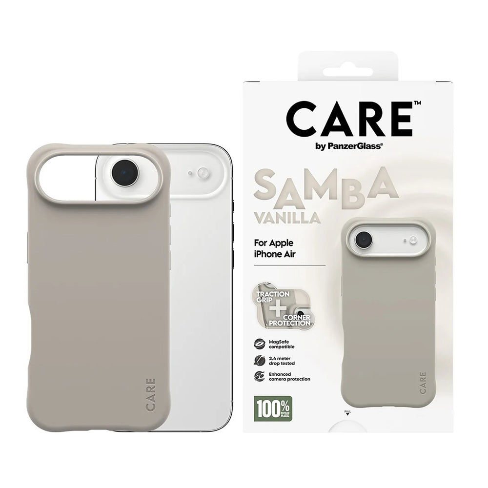 Husa MagSafe pentru Apple iPhone 17 Air, PanzerGlass, Care Fashionable, Bej