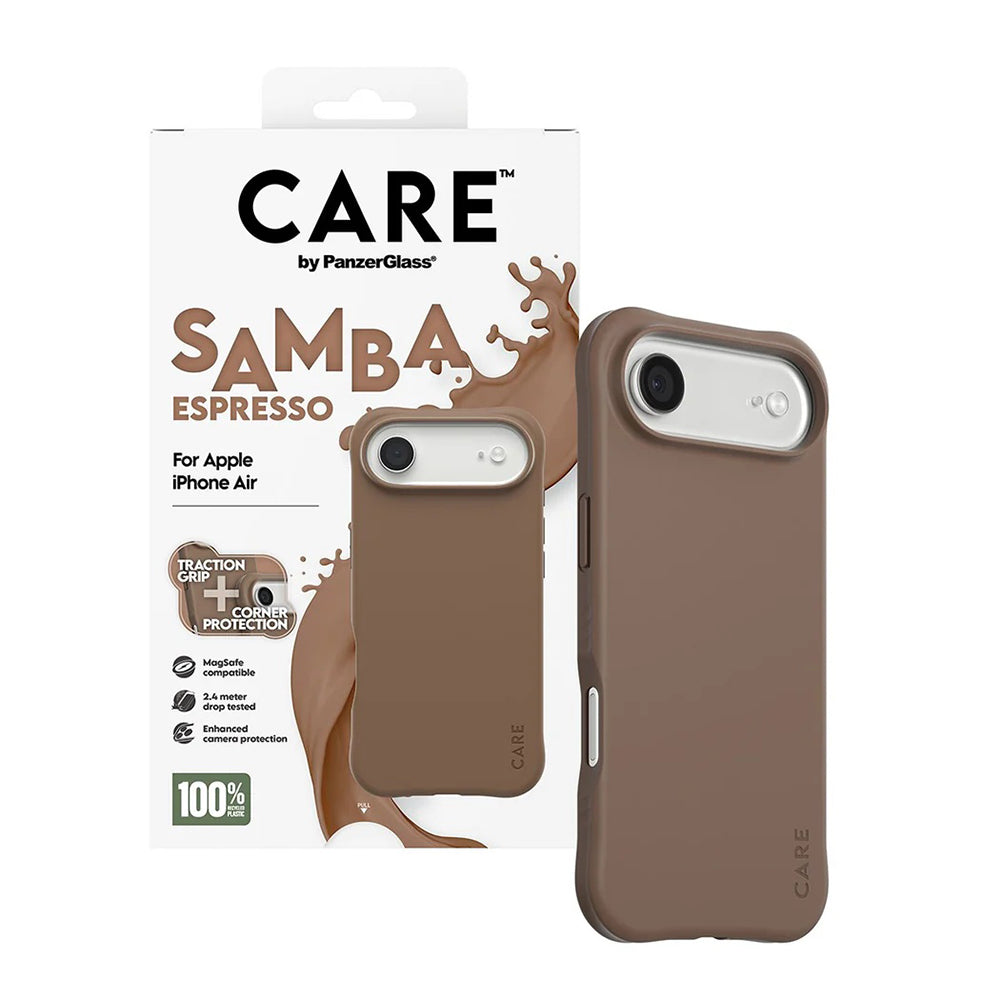 Husa MagSafe pentru Apple iPhone 17 Air, PanzerGlass, Care Fashionable, Maro