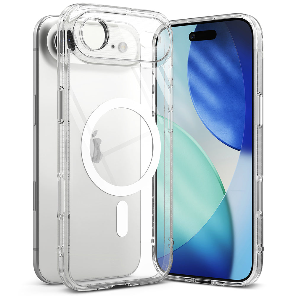 Husa MagSafe pentru Apple iPhone 17 Air, Ringke, Fusion, Transparenta