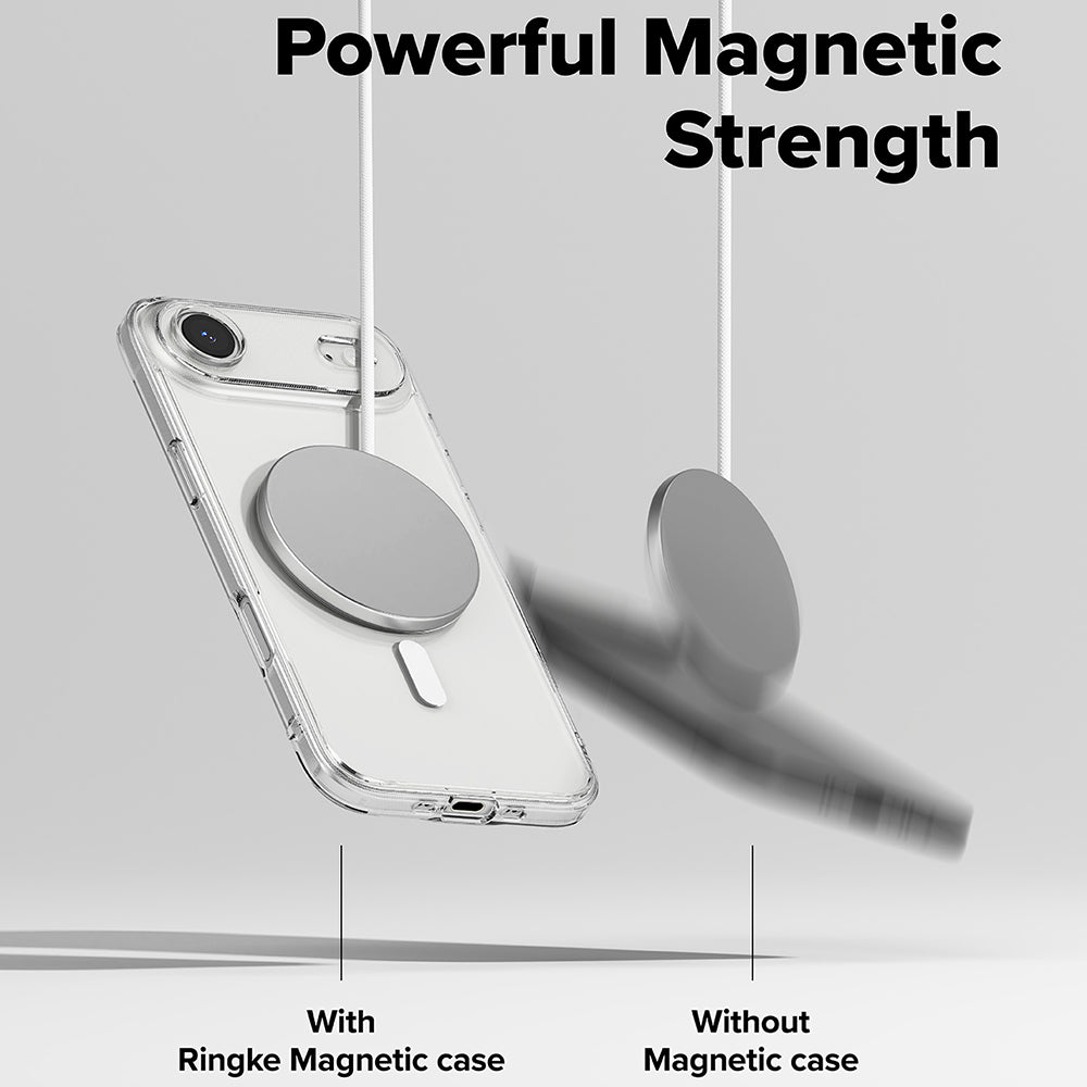 Husa MagSafe pentru Apple iPhone 17 Air, Ringke, Fusion, Transparenta