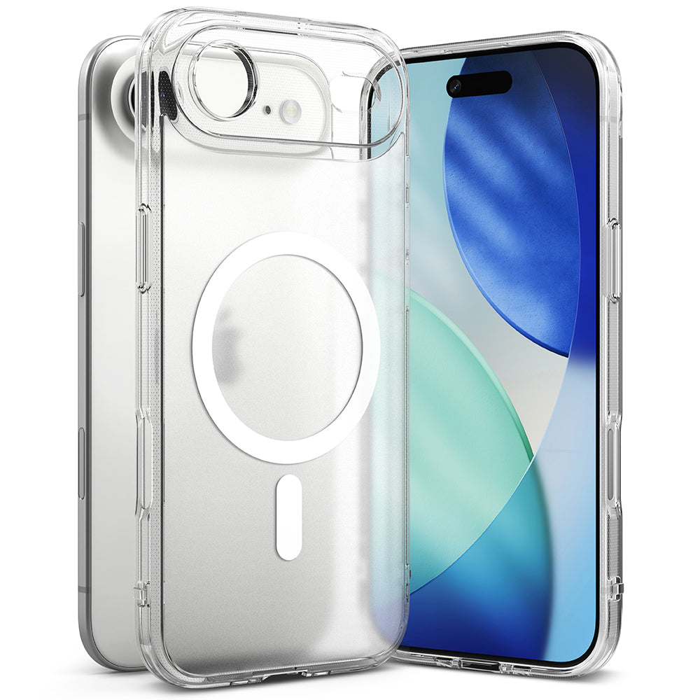 Husa MagSafe pentru Apple iPhone 17 Air, Ringke, Fusion, Transparenta Mata