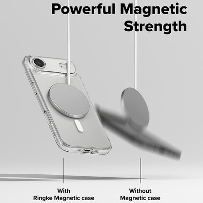 Husa MagSafe pentru Apple iPhone 17 Air, Ringke, Fusion, Transparenta Mata