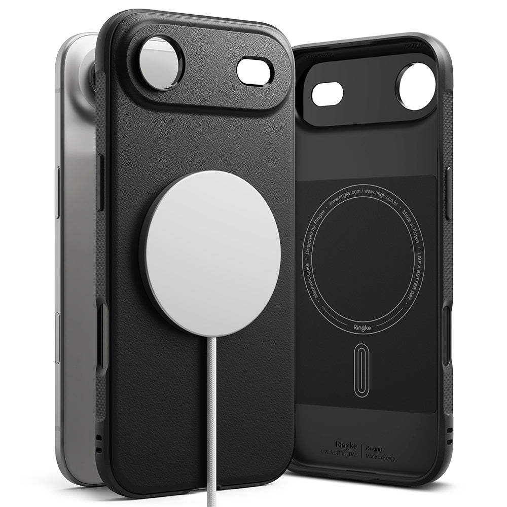 Husa MagSafe pentru Apple iPhone 17 Air, Ringke, Onyx, Neagra