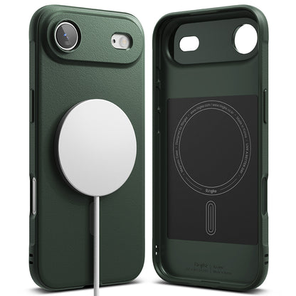 Husa MagSafe pentru Apple iPhone 17 Air, Ringke, Onyx, Verde Inchis