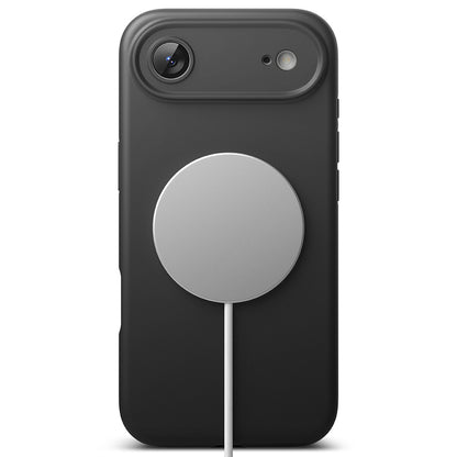 Husa MagSafe pentru Apple iPhone 17 Air, Ringke, Silicone, Neagra