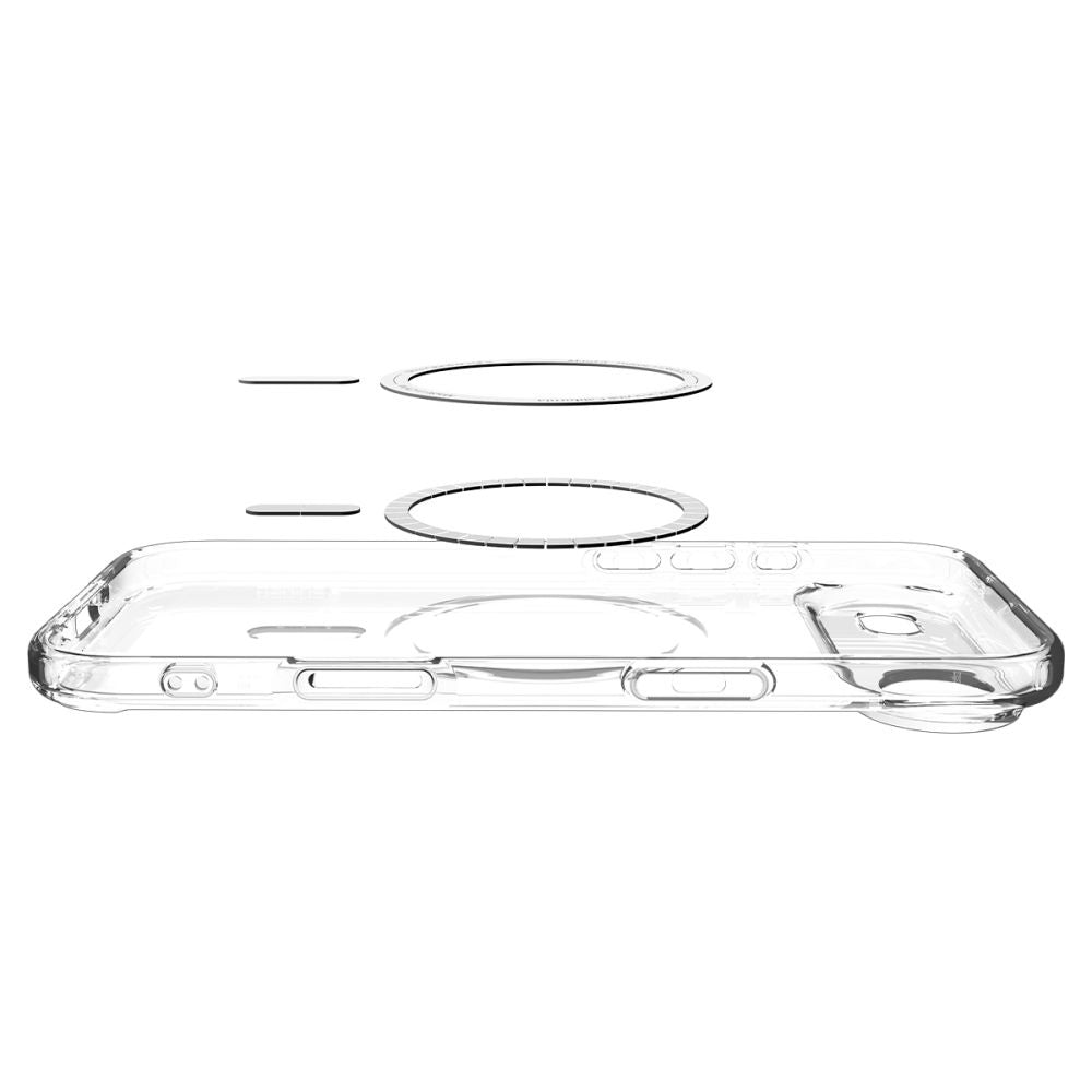 Husa MagSafe pentru Apple iPhone 17 Air, Spigen, Ultra Hybrid, Alba Satinata