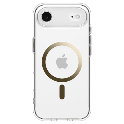 Husa MagSafe pentru Apple iPhone 17 Air, Spigen, Ultra Hybrid, Aurie Transparenta