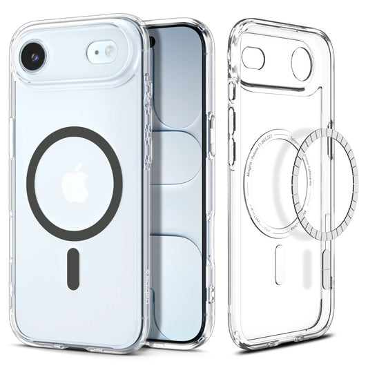 Husa MagSafe pentru Apple iPhone 17 Air, Spigen, Ultra Hybrid, Gri