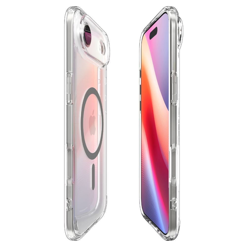 Husa MagSafe pentru Apple iPhone 17 Air, Spigen, Ultra Hybrid, Gri