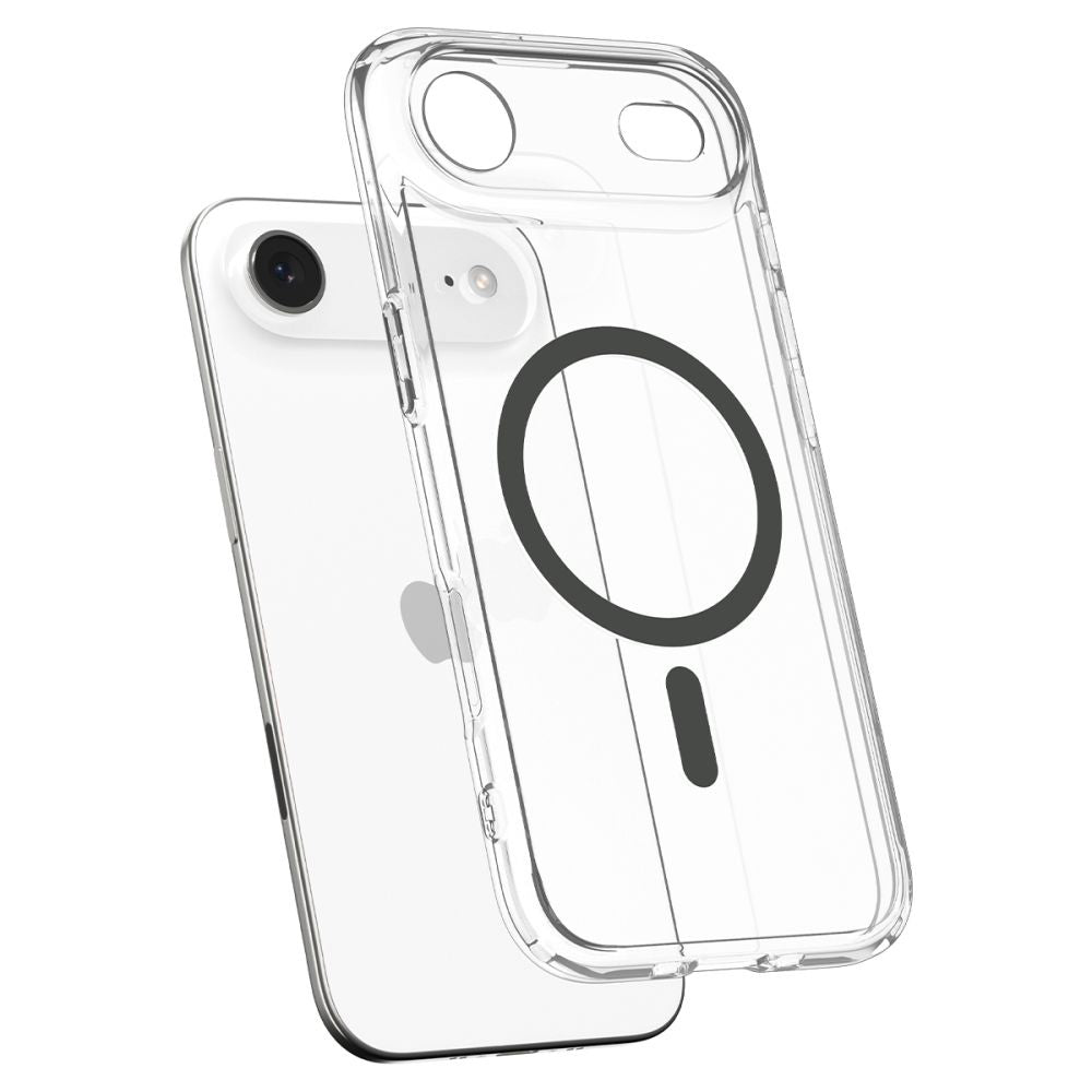 Husa MagSafe pentru Apple iPhone 17 Air, Spigen, Ultra Hybrid, Gri