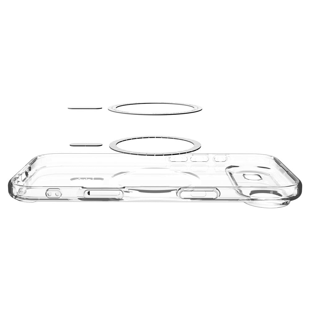 Husa MagSafe pentru Apple iPhone 17 Air, Spigen, Ultra Hybrid, Gri