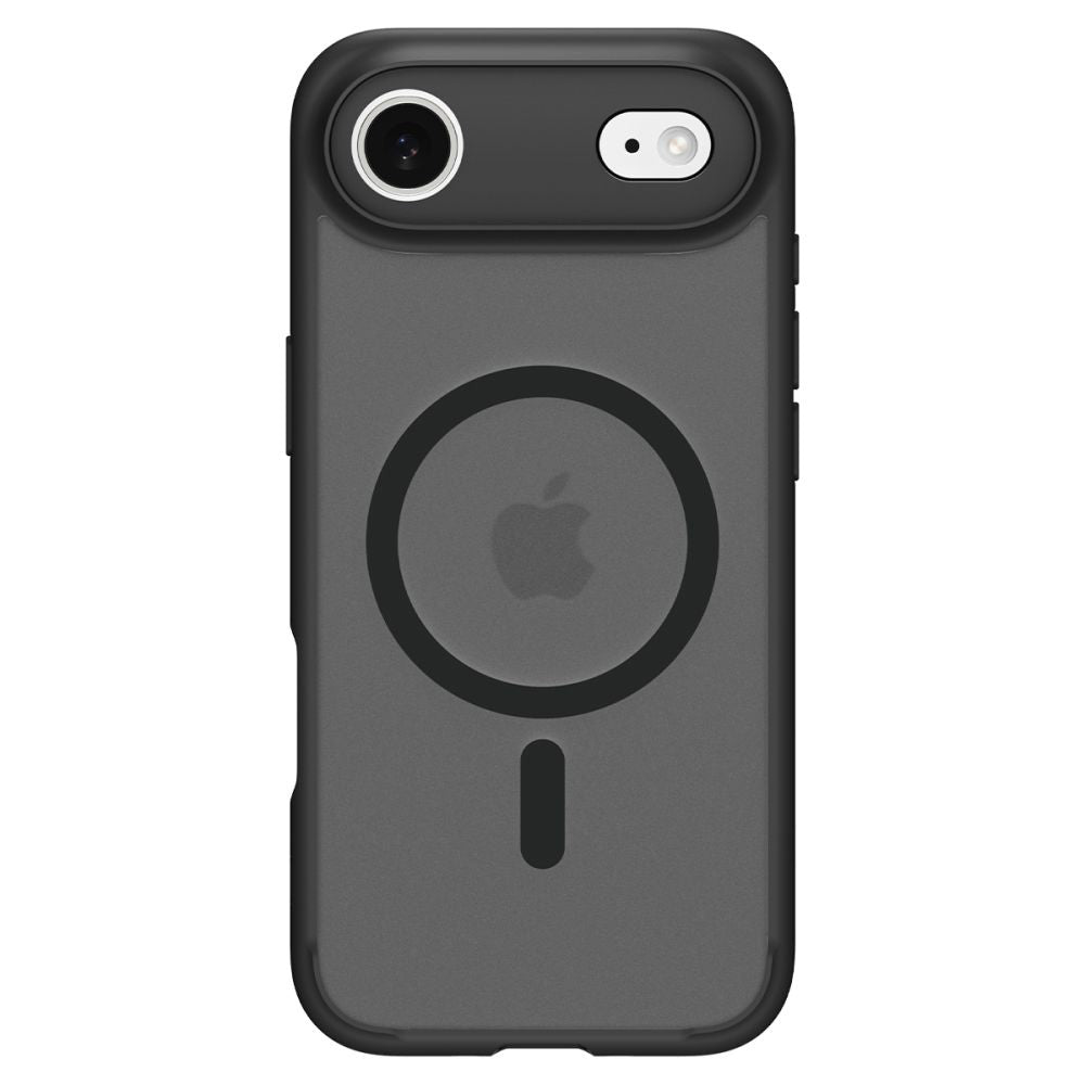 Husa MagSafe pentru Apple iPhone 17 Air, Spigen, Ultra Hybrid, Neagra Satinata