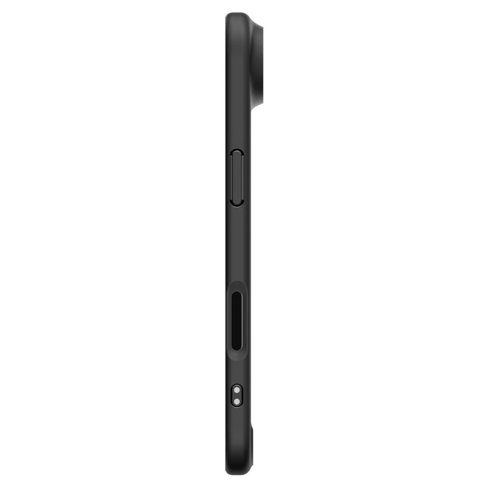 Husa MagSafe pentru Apple iPhone 17 Air, Spigen, Ultra Hybrid, Neagra Satinata