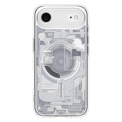 Husa MagSafe pentru Apple iPhone 17 Air, Spigen, Ultra Hybrid Zero One, Alba