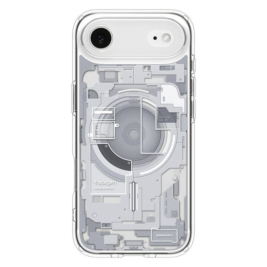 Husa MagSafe pentru Apple iPhone 17 Air, Spigen, Ultra Hybrid Zero One, Alba