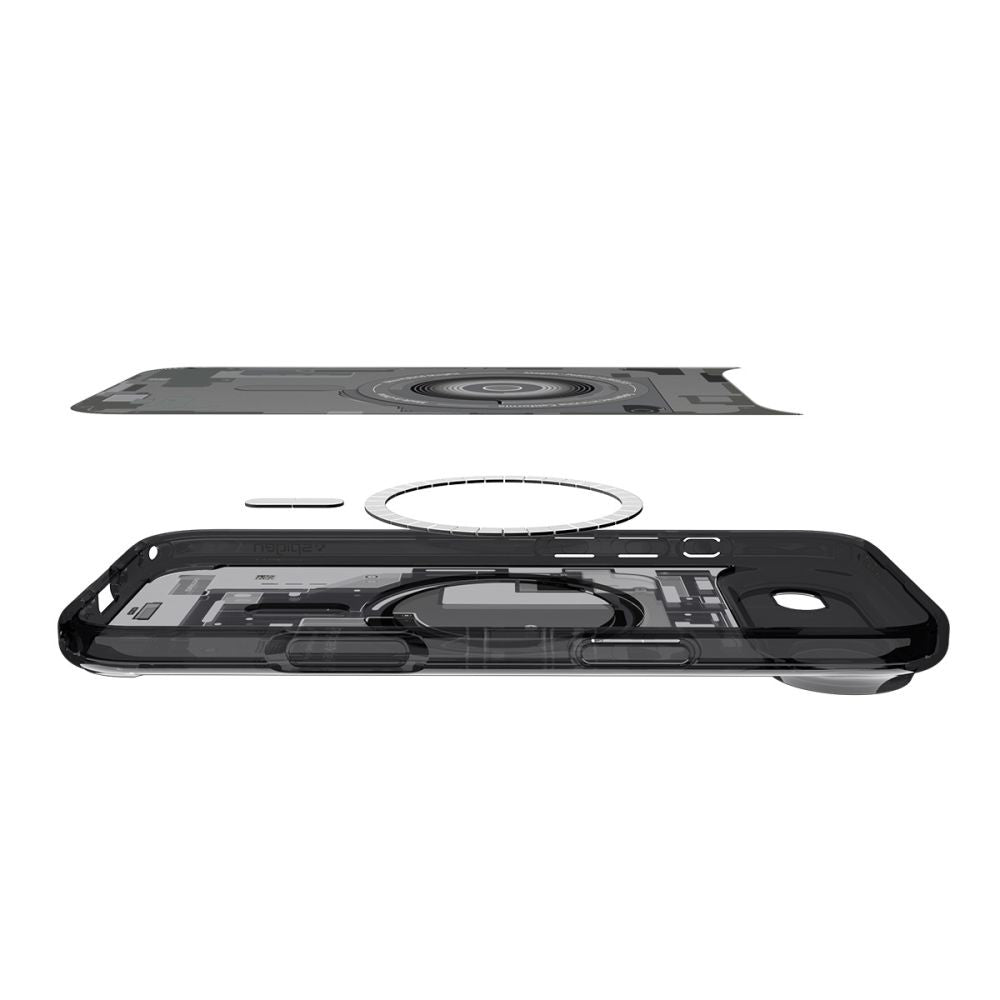 Husa MagSafe pentru Apple iPhone 17 Air, Spigen, Ultra Hybrid Zero One, Neagra