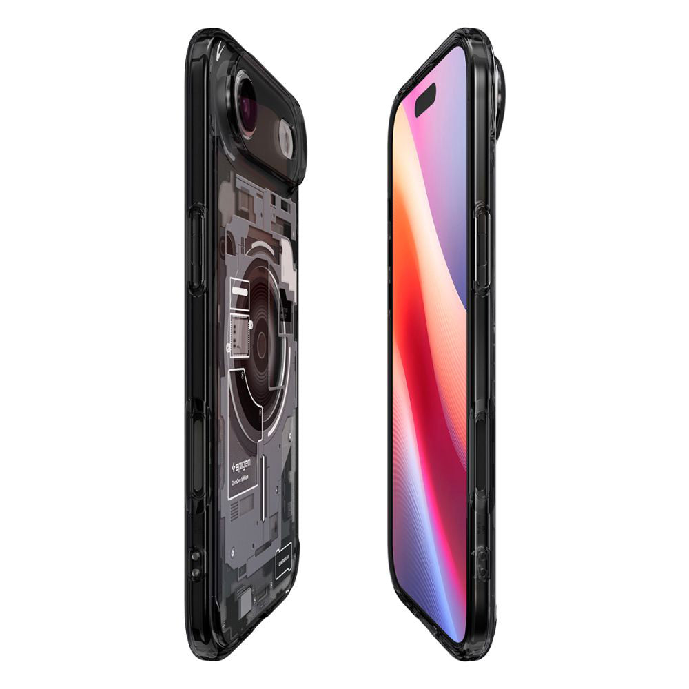 Husa MagSafe pentru Apple iPhone 17 Air, Spigen, Ultra Hybrid Zero One, Neagra