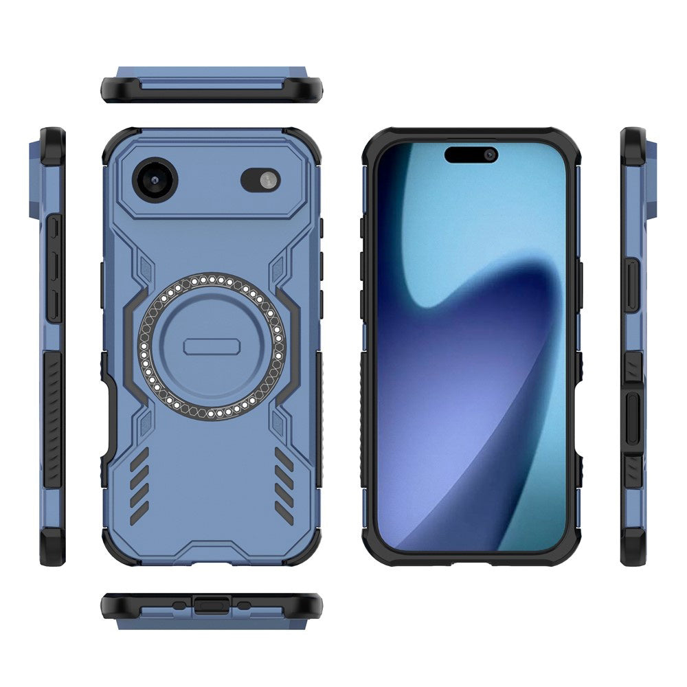 Husa MagSafe pentru Apple iPhone 17 Air, Techsuit, ArmorMag, Albastra