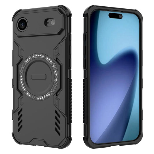 Husa MagSafe pentru Apple iPhone 17 Air, Techsuit, ArmorMag, Neagra
