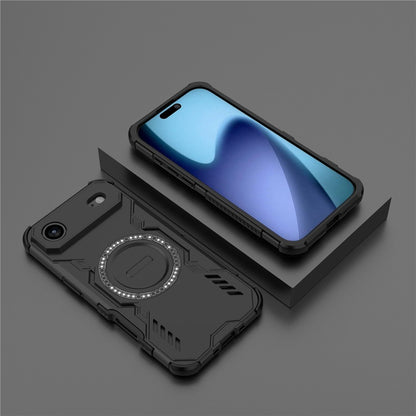 Husa MagSafe pentru Apple iPhone 17 Air, Techsuit, ArmorMag, Neagra