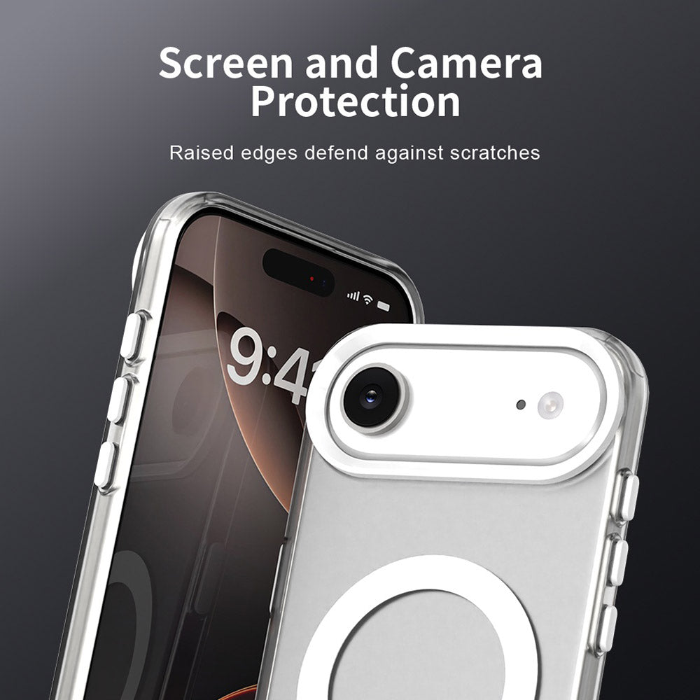Husa MagSafe pentru Apple iPhone 17 Air, Techsuit, CandyCase, Alba