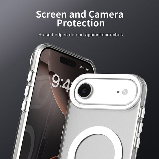 Husa MagSafe pentru Apple iPhone 17 Air, Techsuit, CandyCase, Alba