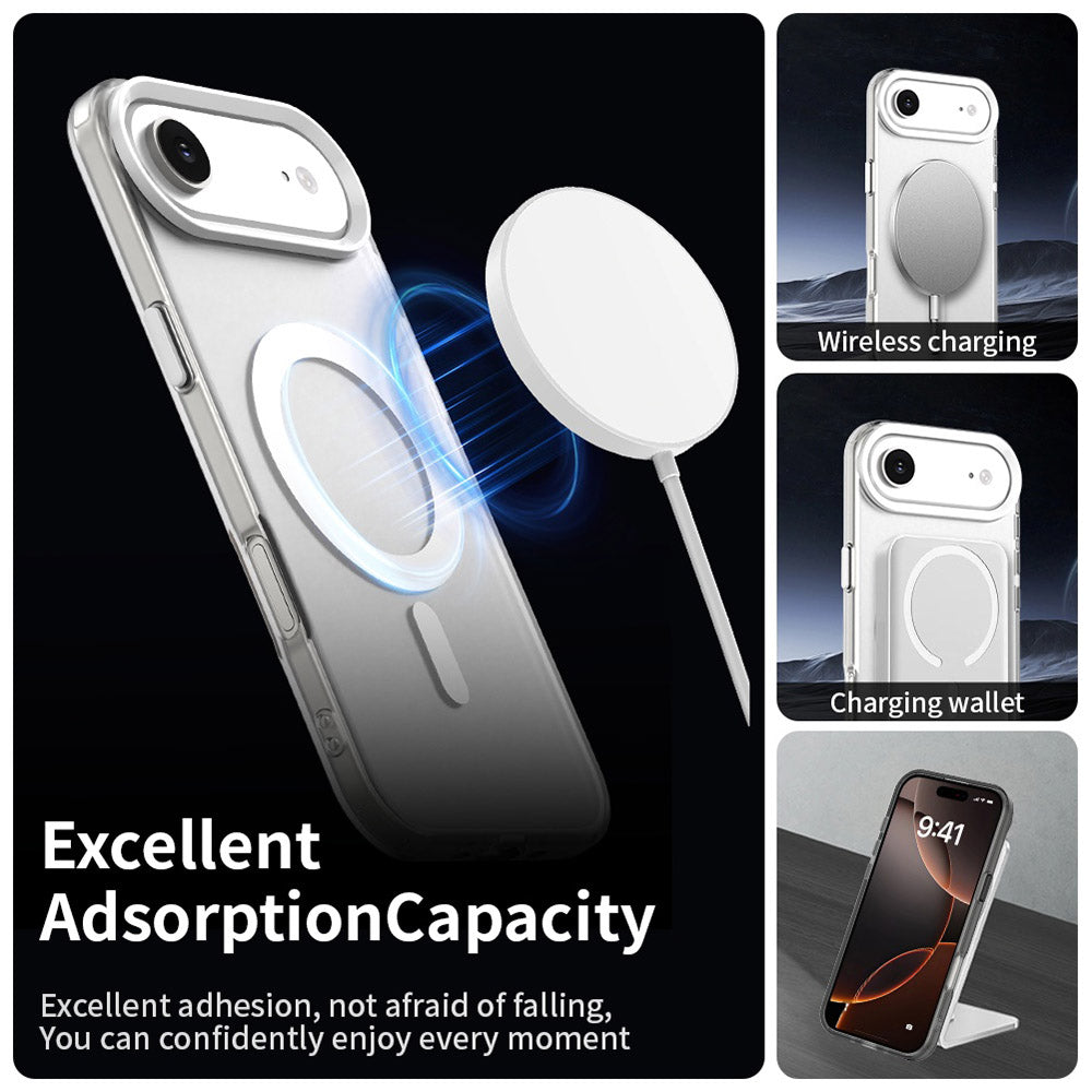Husa MagSafe pentru Apple iPhone 17 Air, Techsuit, CandyCase, Alba