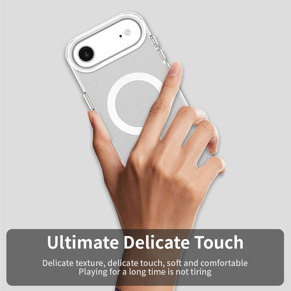 Husa MagSafe pentru Apple iPhone 17 Air, Techsuit, CandyCase, Alba