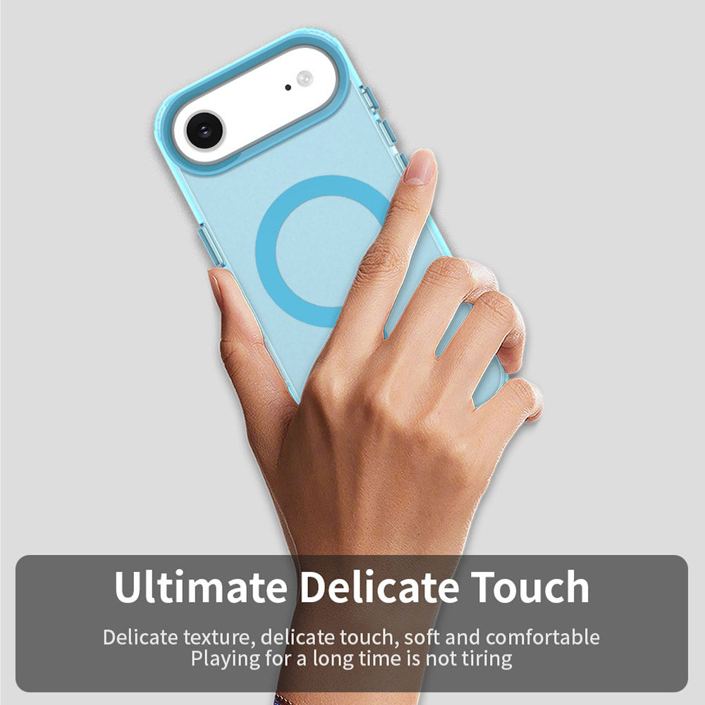 Husa MagSafe pentru Apple iPhone 17 Air, Techsuit, CandyCase, Albastra