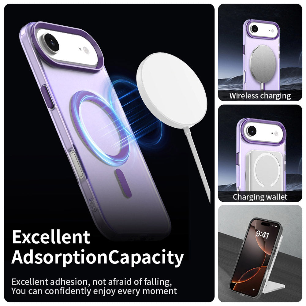 Husa MagSafe pentru Apple iPhone 17 Air, Techsuit, CandyCase, Mov