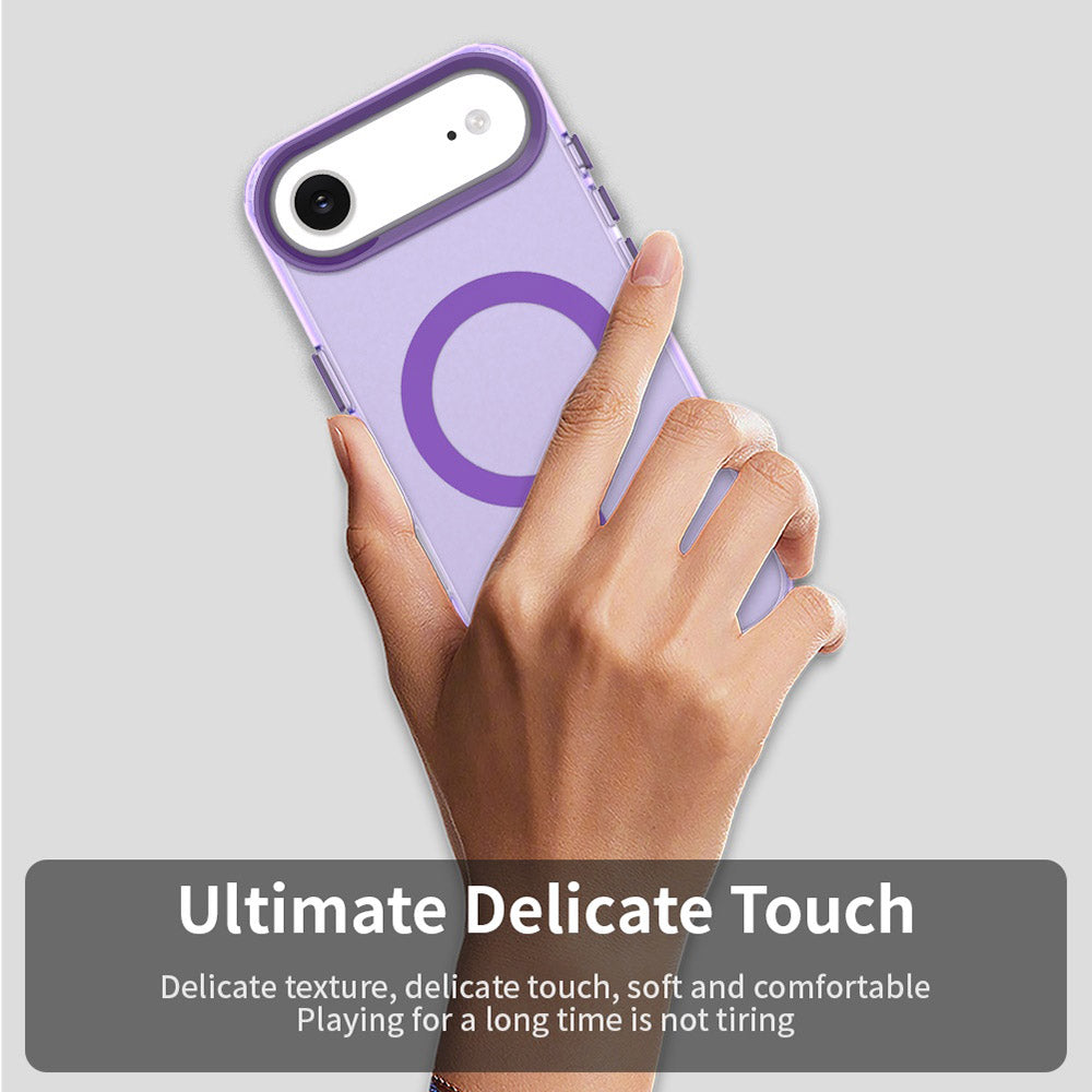 Husa MagSafe pentru Apple iPhone 17 Air, Techsuit, CandyCase, Mov