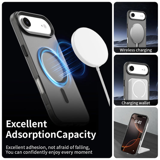 Husa MagSafe pentru Apple iPhone 17 Air, Techsuit, CandyCase, Neagra