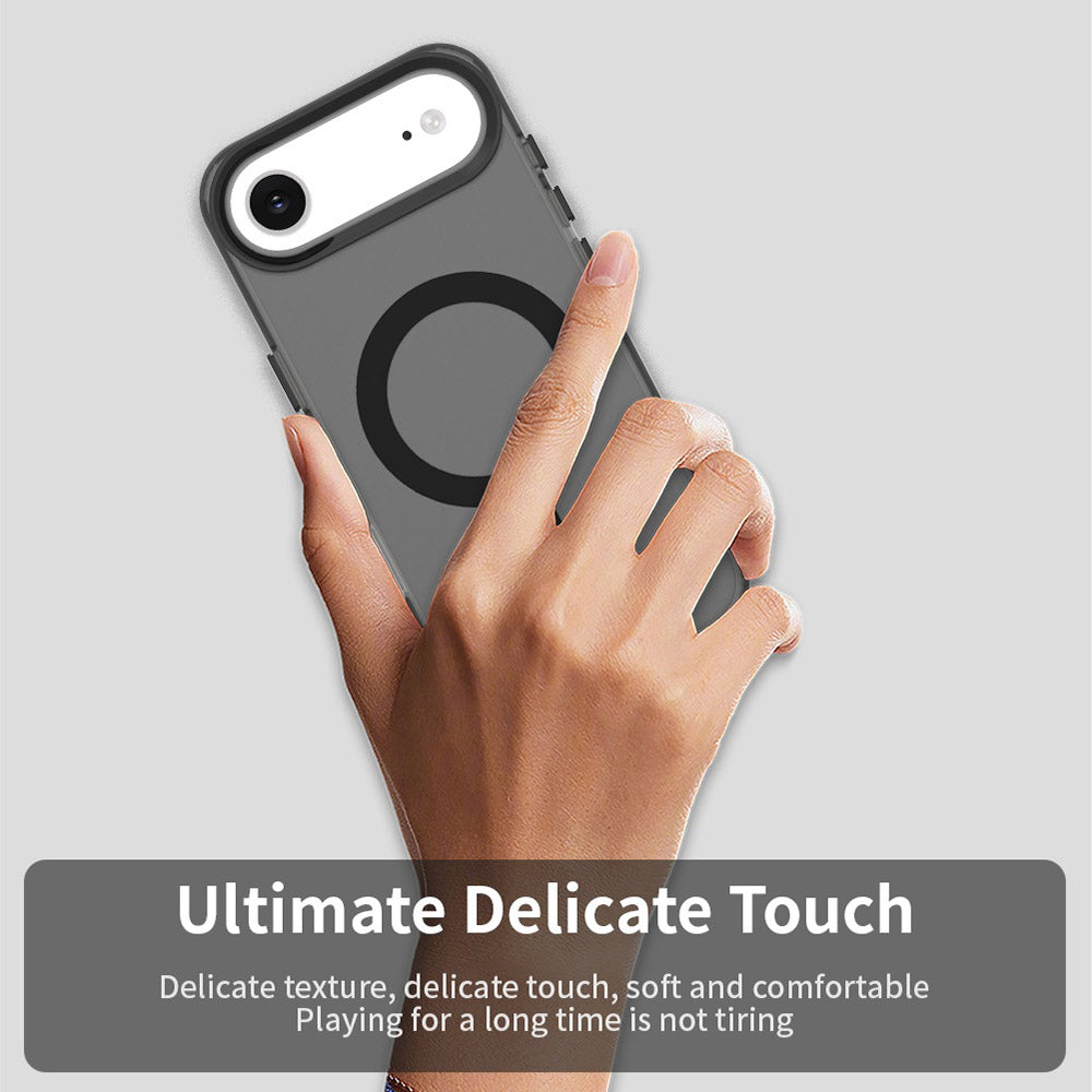 Husa MagSafe pentru Apple iPhone 17 Air, Techsuit, CandyCase, Neagra