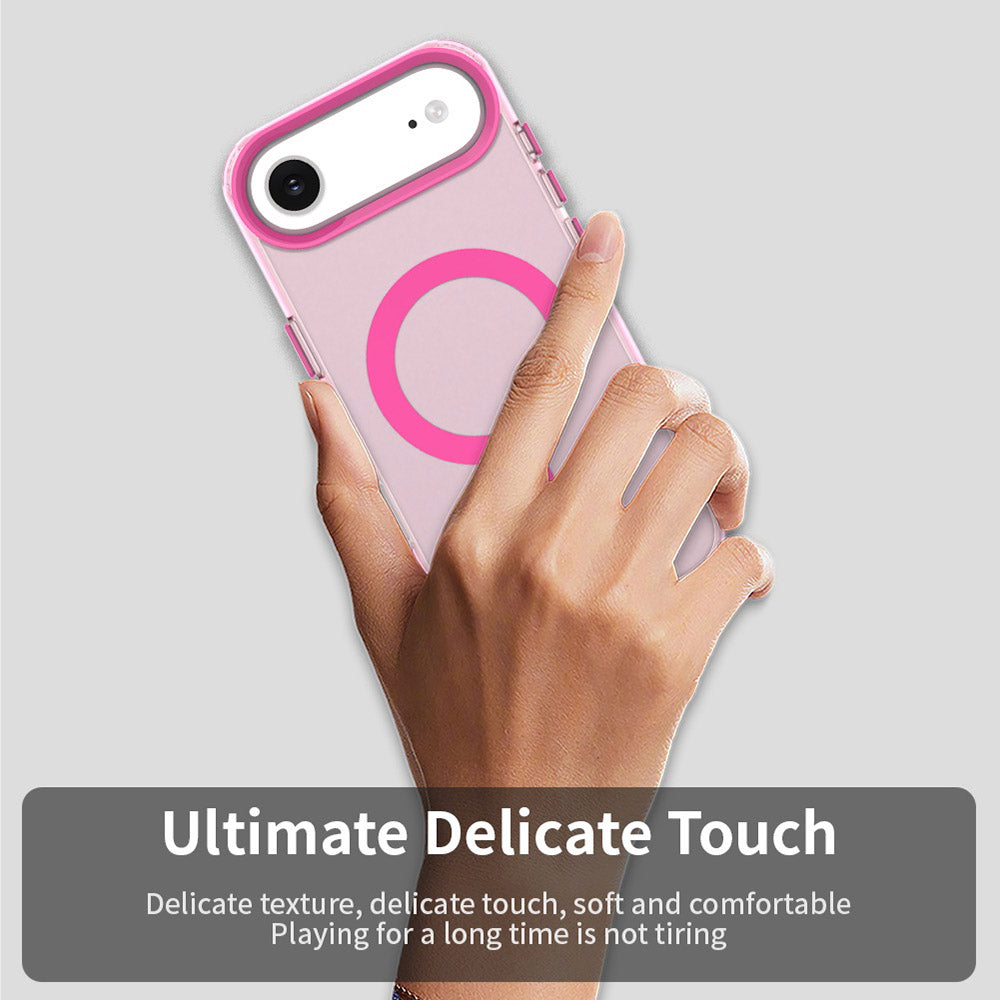 Husa MagSafe pentru Apple iPhone 17 Air, Techsuit, CandyCase, Roz