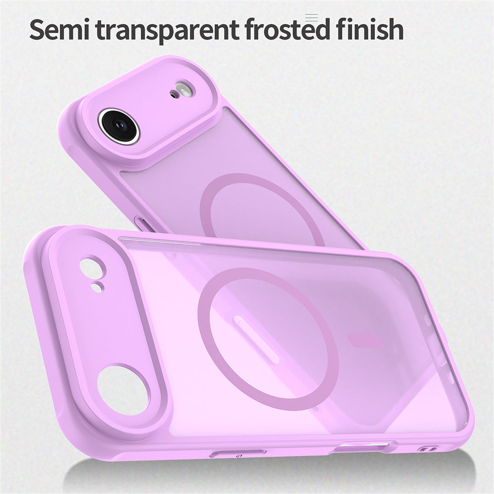 Husa MagSafe pentru Apple iPhone 17 Air, Techsuit, HaloFrost II, Roz