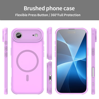 Husa MagSafe pentru Apple iPhone 17 Air, Techsuit, HaloFrost II, Roz