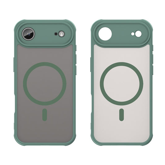 Husa MagSafe pentru Apple iPhone 17 Air, Techsuit, HaloFrost II, Verde