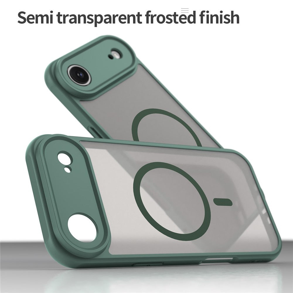 Husa MagSafe pentru Apple iPhone 17 Air, Techsuit, HaloFrost II, Verde