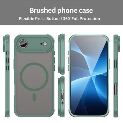 Husa MagSafe pentru Apple iPhone 17 Air, Techsuit, HaloFrost II, Verde