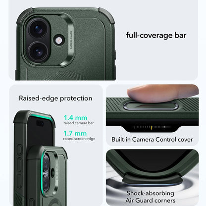 Husa MagSafe pentru Apple iPhone 17, ESR, Cyber, Verde