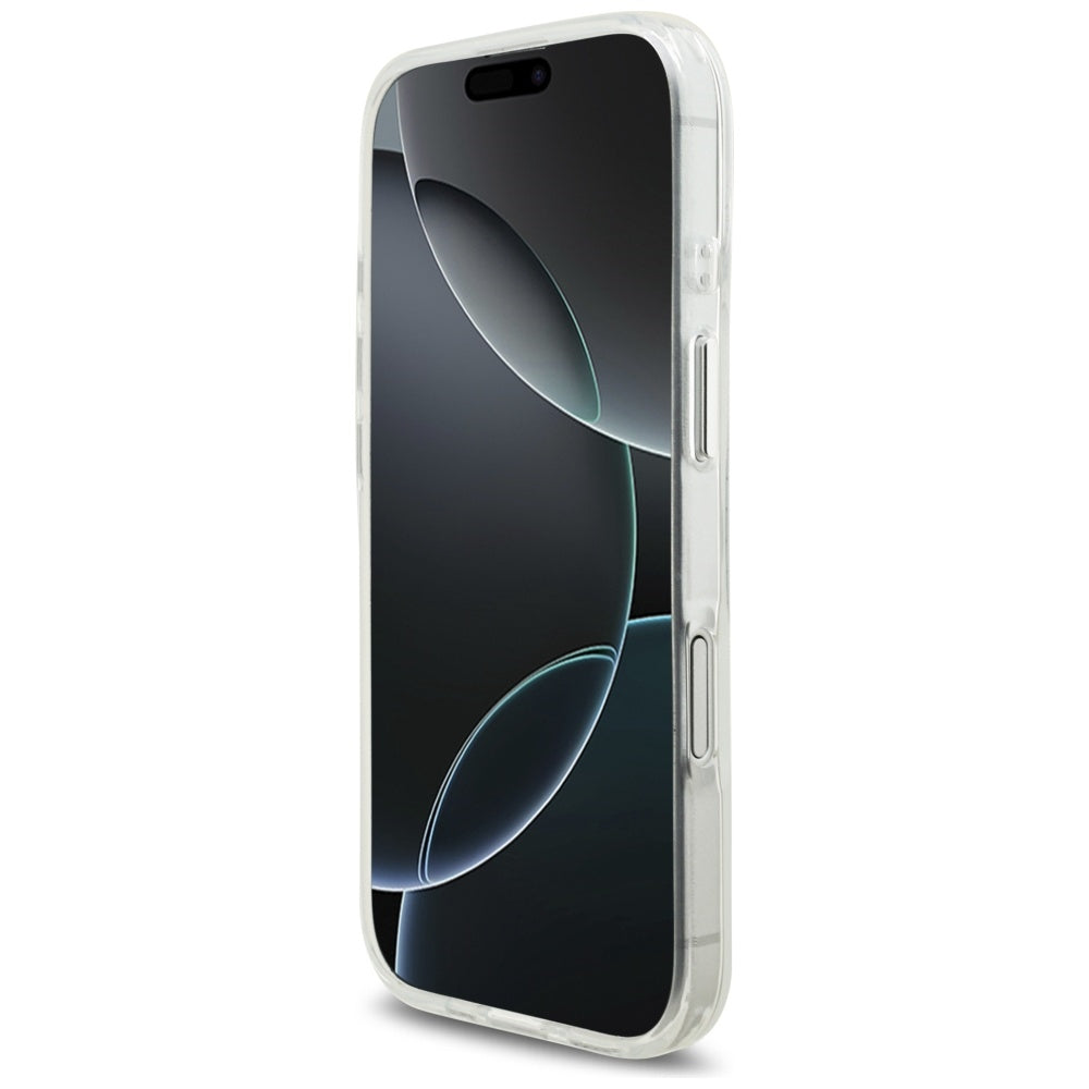 Husa MagSafe pentru Apple iPhone 17, Karl Lagerfeld, IML Logo RSG, Transparenta