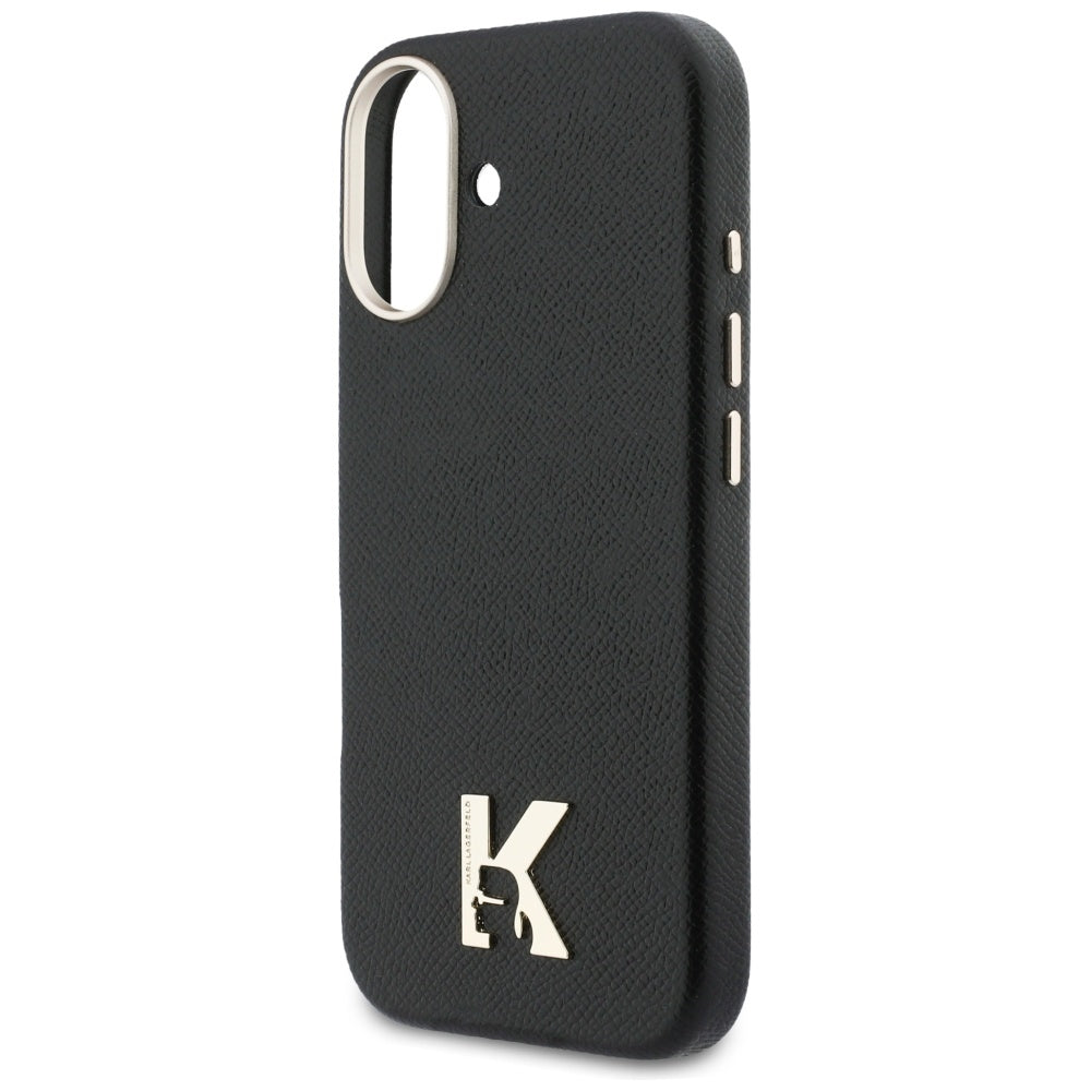 Husa MagSafe pentru Apple iPhone 17, Karl Lagerfeld, Karl Head Logo, Neagra